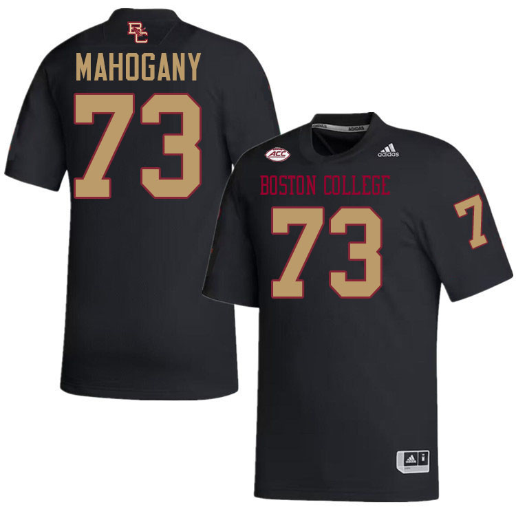 Christian Mahogany Jersey,#73 Christian Mahogany Boston College Eagles Football Jersey-Black